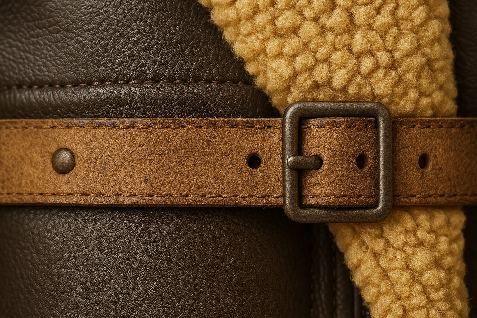 Sherling leather jacket. Aviator jacket men., Sheepskin bomber jacket. Brown leather flight jacket. Mesa & Hide outwear. Luxury winter jackets. Desert inspired fashion