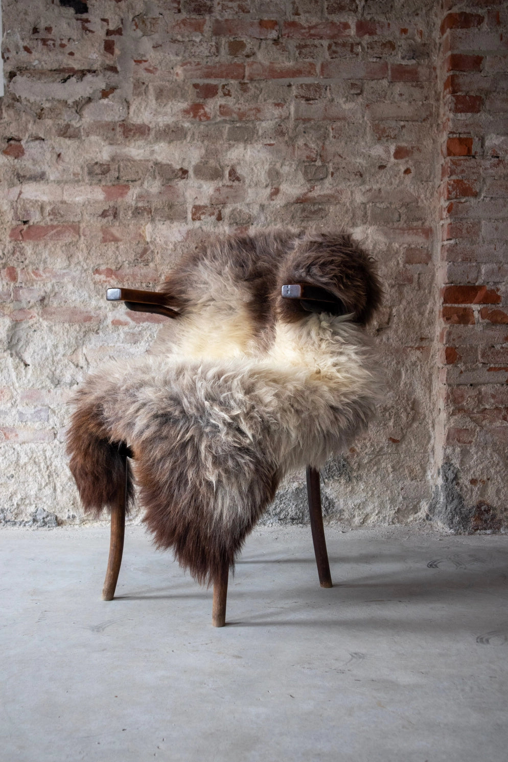 Mottled Sheepskin Brown