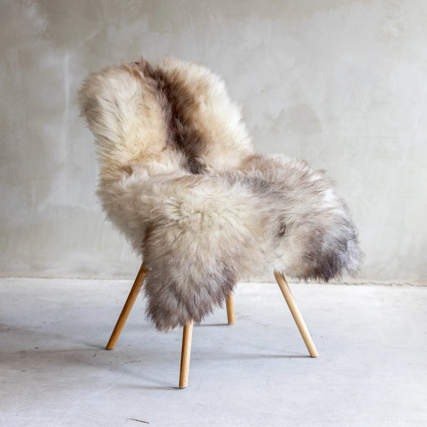 Mottled Sheepskin Brown