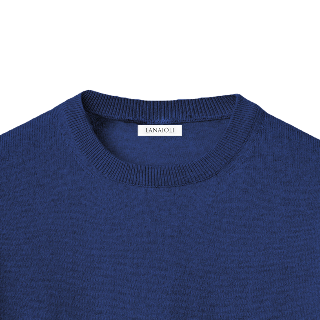 Men's Cashmere Crew Neck Sweater-2