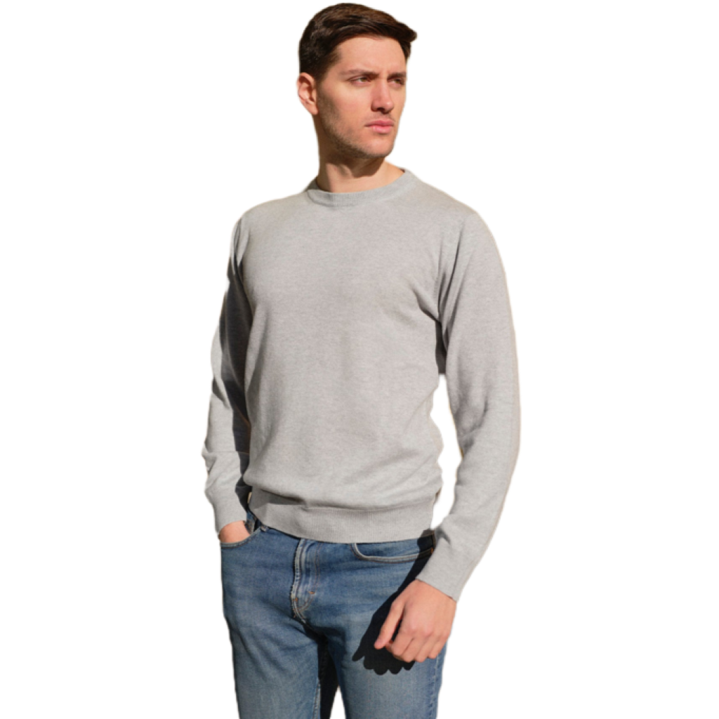Men's Cashmere Crew Neck Sweater-0